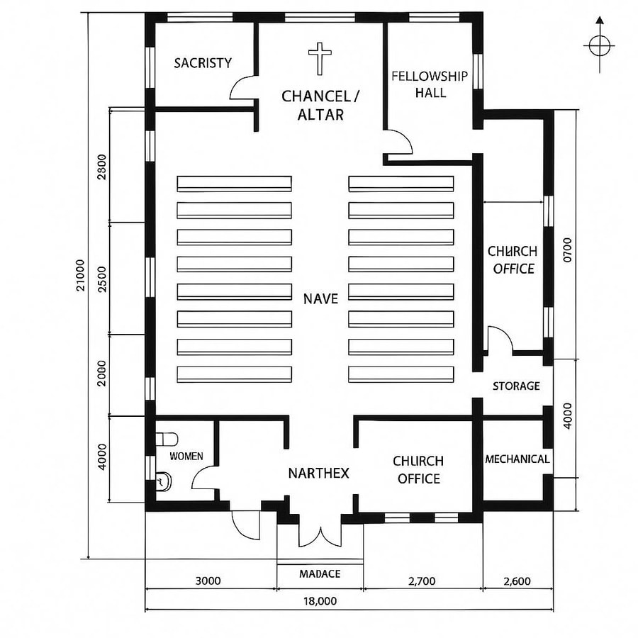 church building floor plans inspiration 3