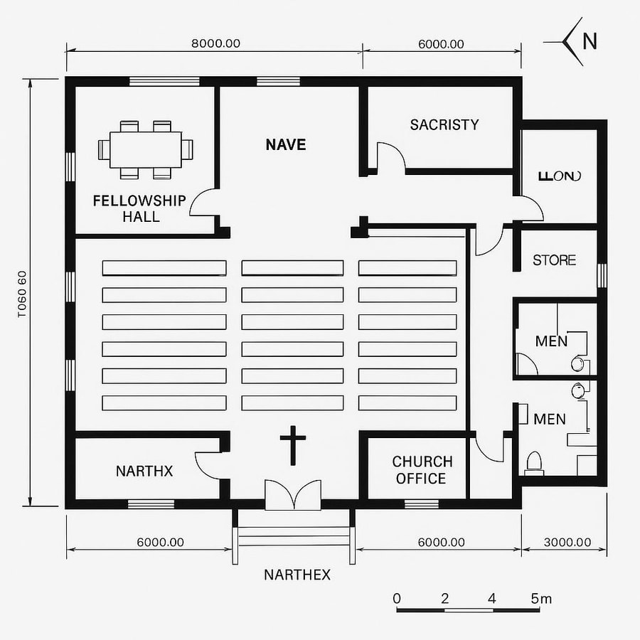 church building floor plans inspiration 5