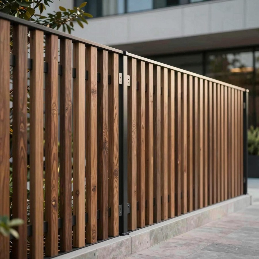 contemporary fences ideas inspiration 3