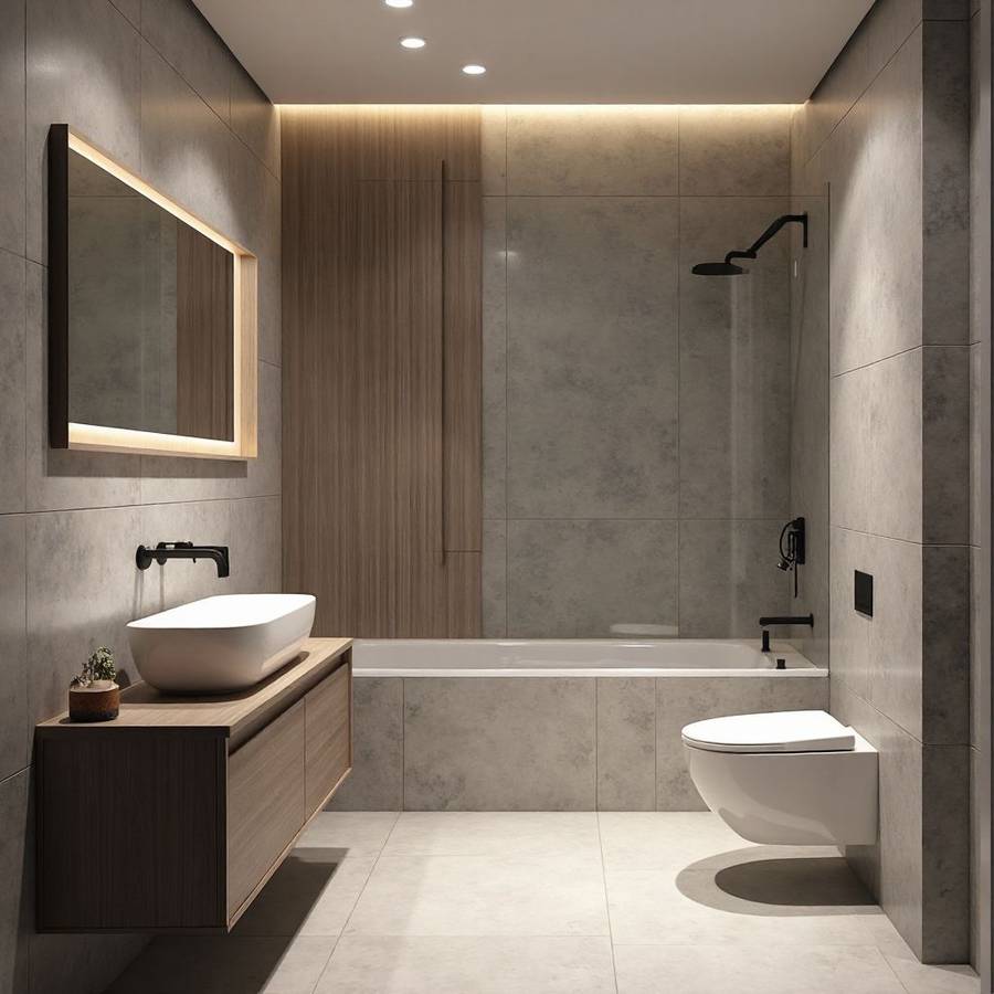 contemporary powder room ideas inspiration 5