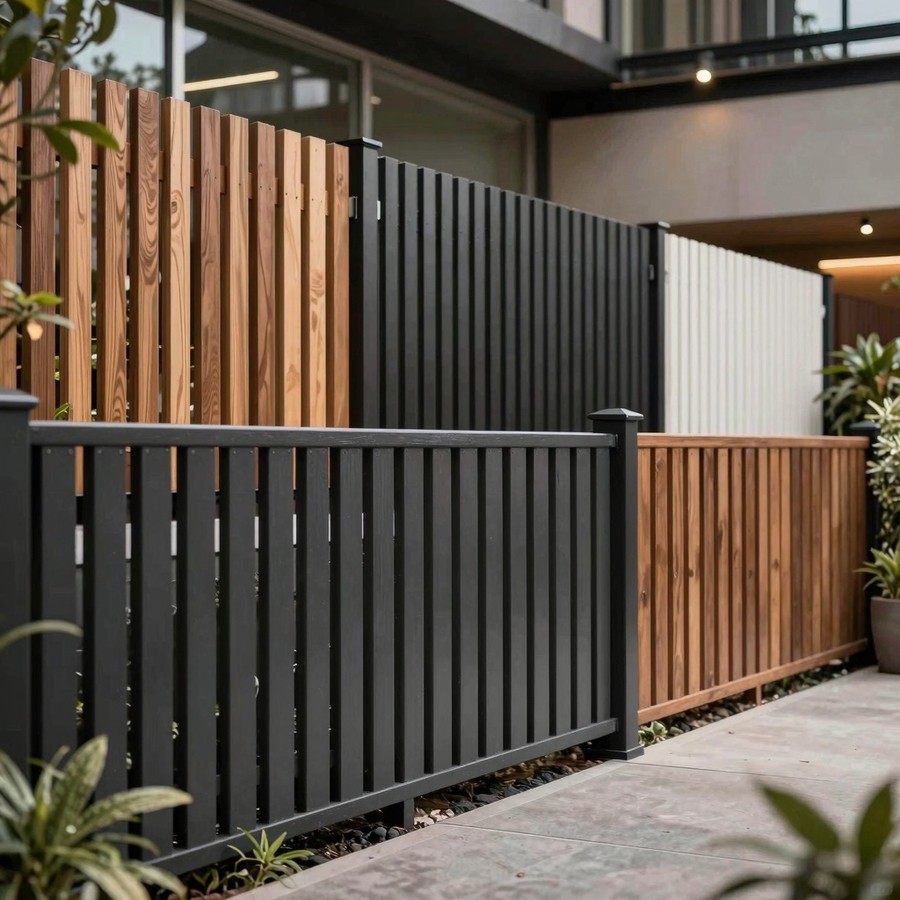 different types of fences