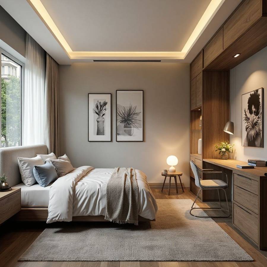 Double Dorm Room Layout Ideas Ideas & Designs | RemodelAI