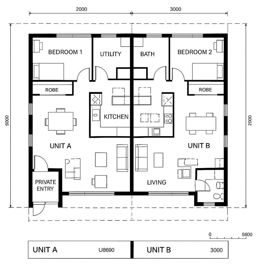 duplex house floor plans inspiration 3
