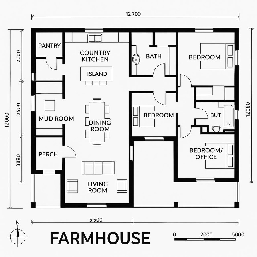 farm house floor plans inspiration 1