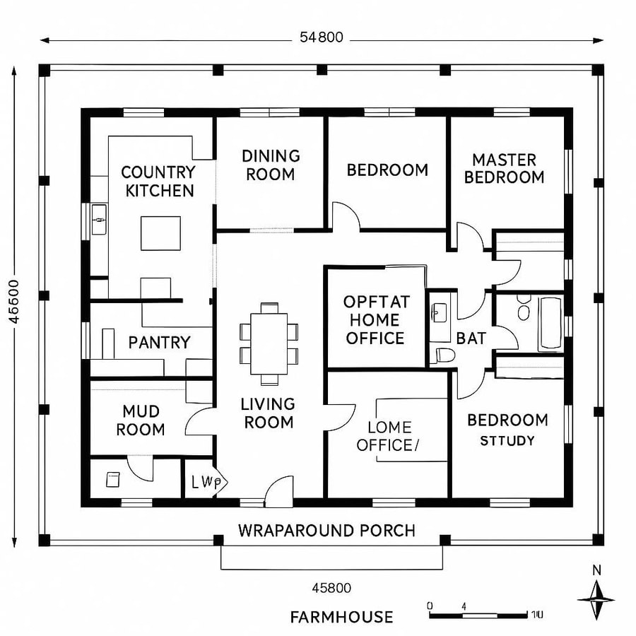 farm house floor plans inspiration 2