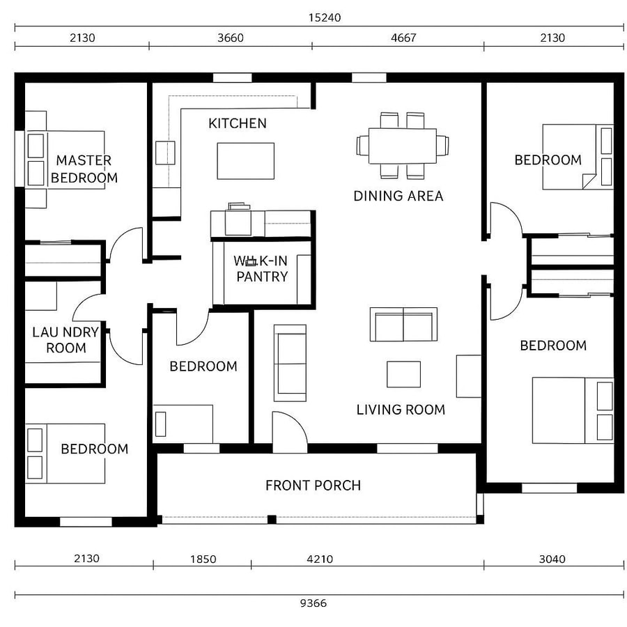 farmhouse floor plan inspiration 2