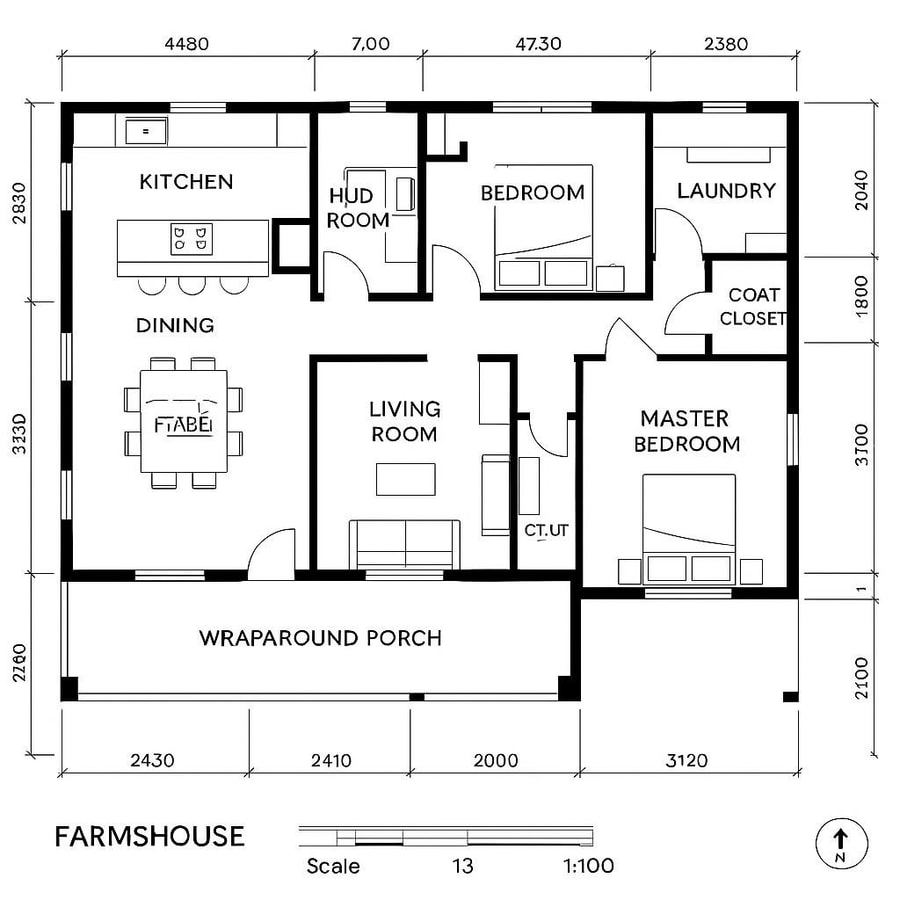 farmhouse floor plan inspiration 5