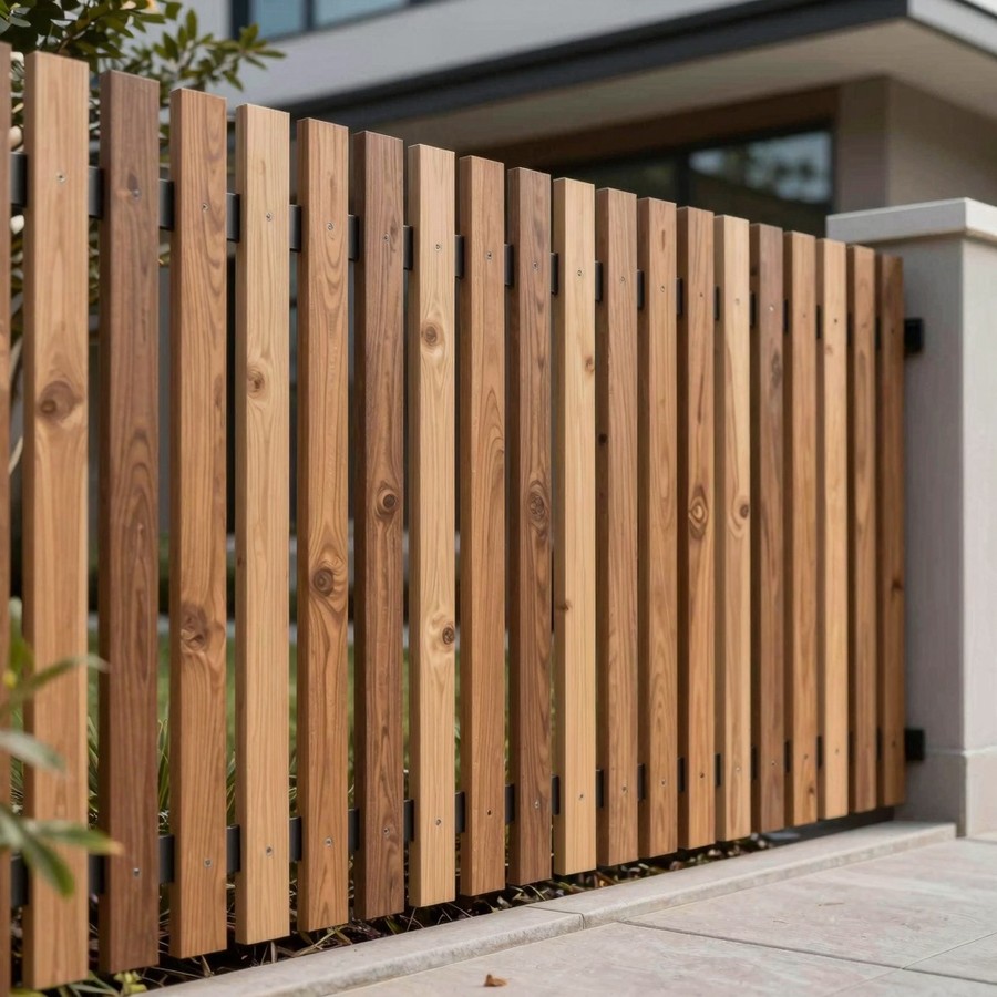 fence ideas wood inspiration 1
