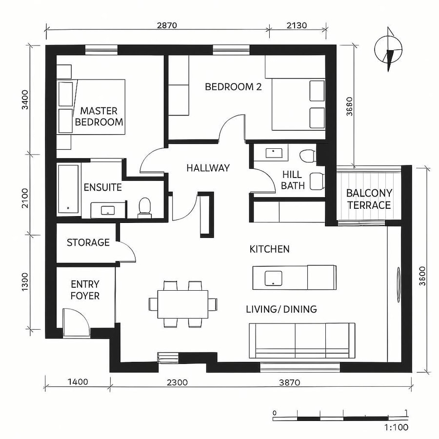 floor plan apartment