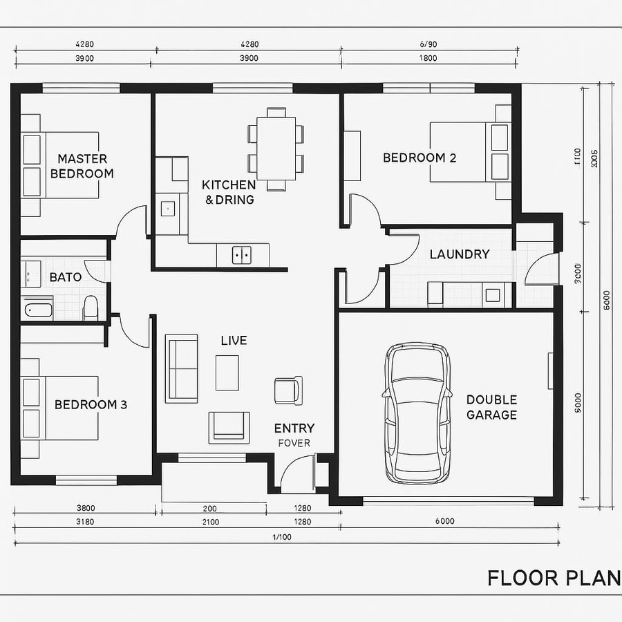 floor plan for single storey house