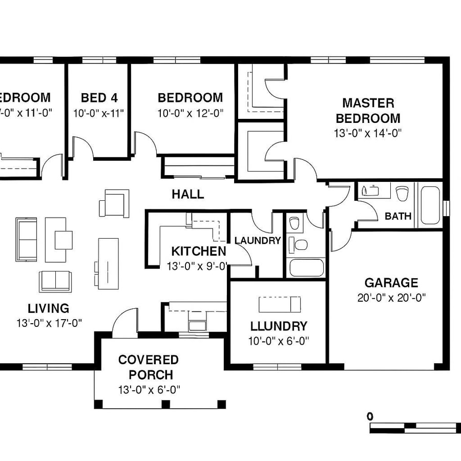 floor plan ranch style house inspiration 2