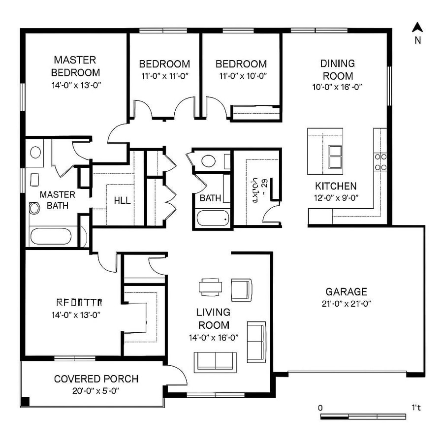 floor plan ranch style house inspiration 5