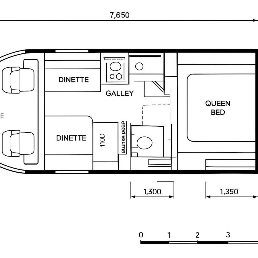 floor plans for motorhomes inspiration 1