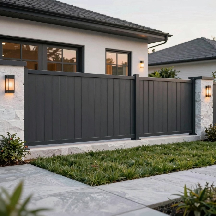 front lawn fence ideas inspiration 2