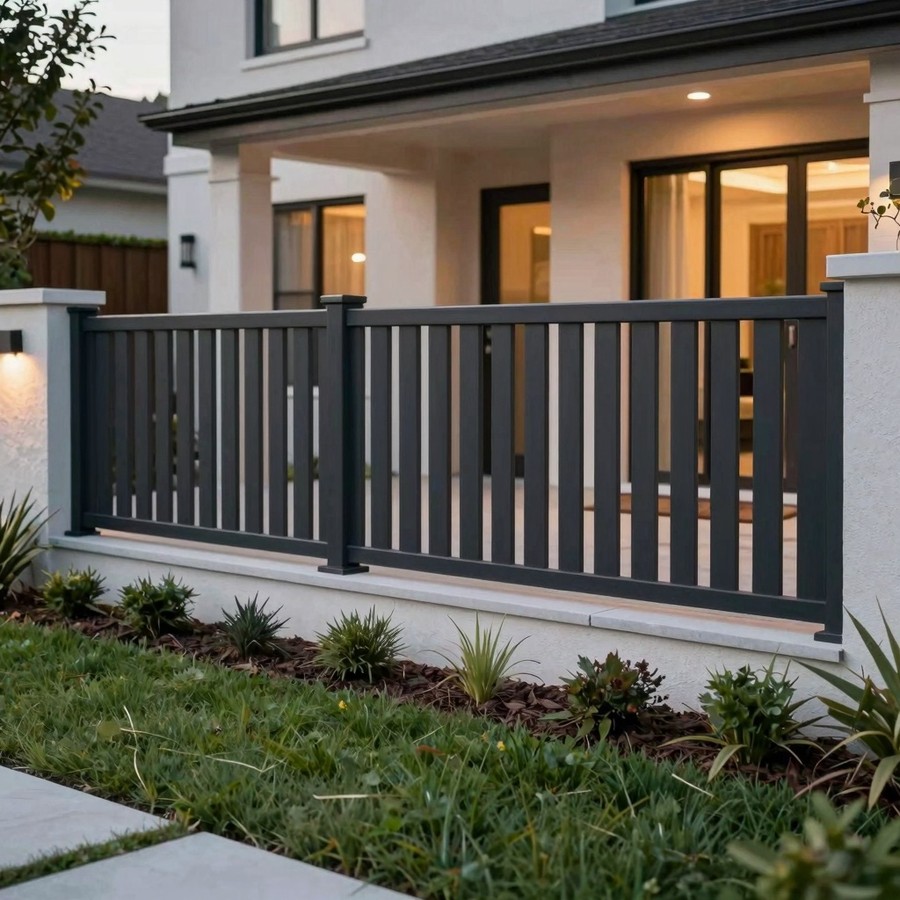 front lawn fence ideas inspiration 3
