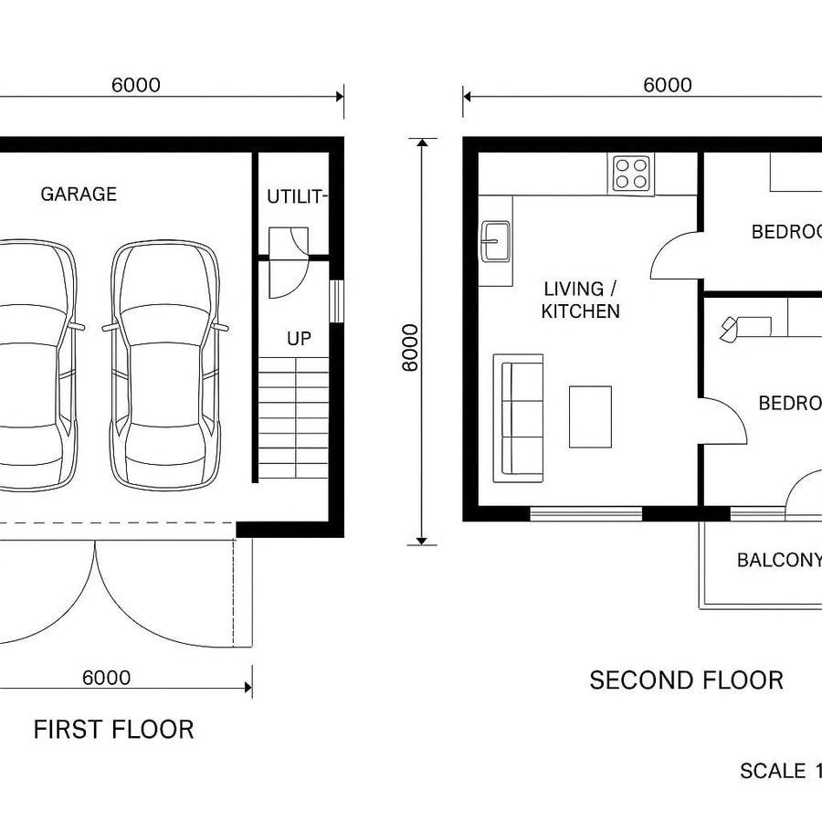 garage apartment floor plans inspiration 2