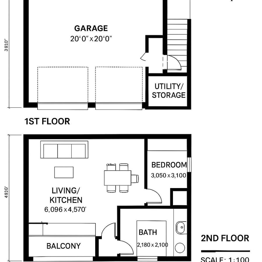 garage apartment floor plans inspiration 3