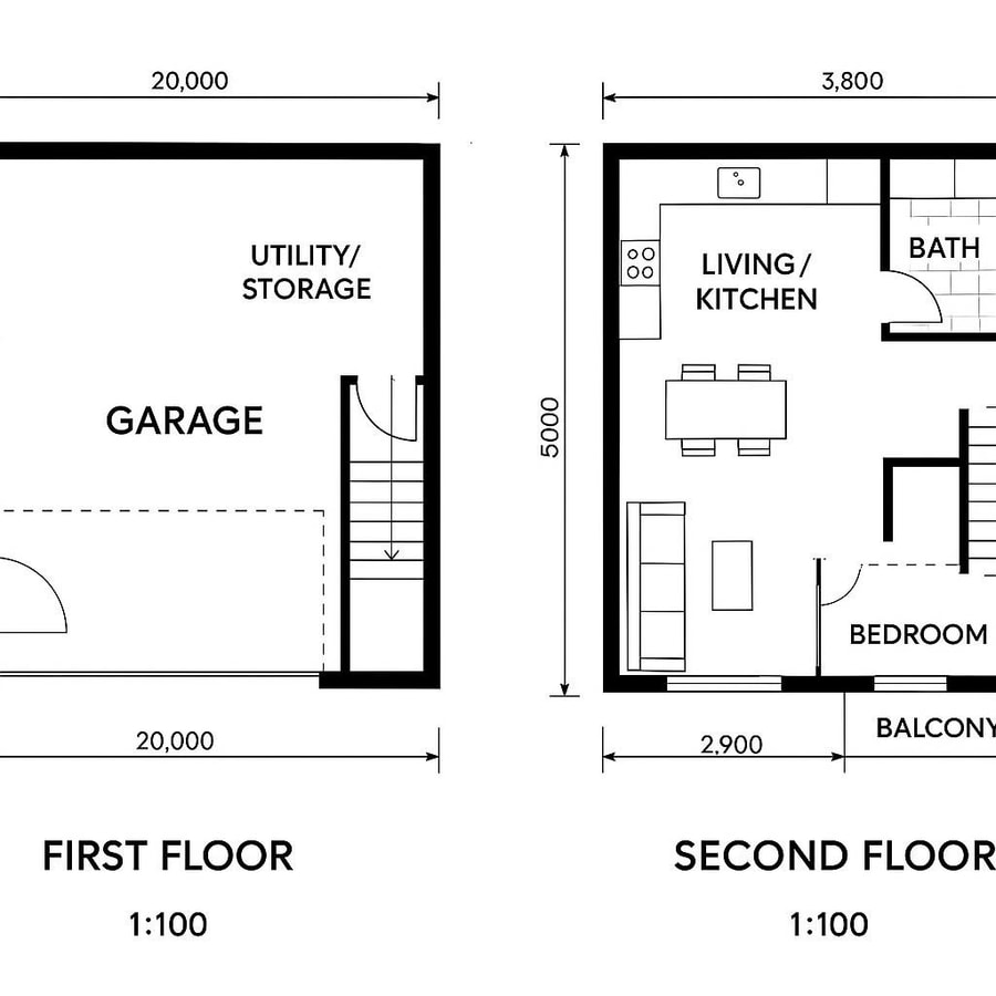 garage apartment floor plans inspiration 4