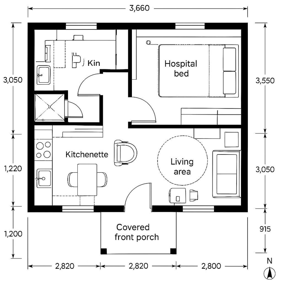 granny pod floor plans inspiration 1