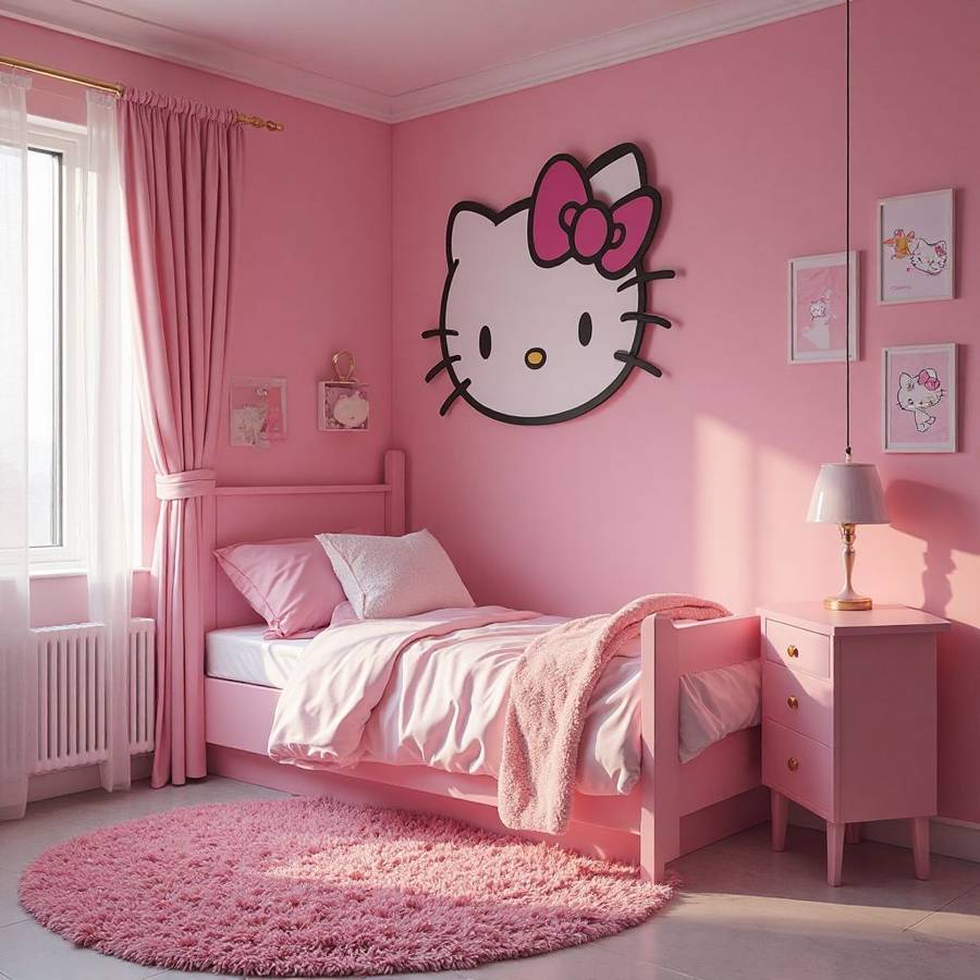 hello kitty room ideas inspiration 3