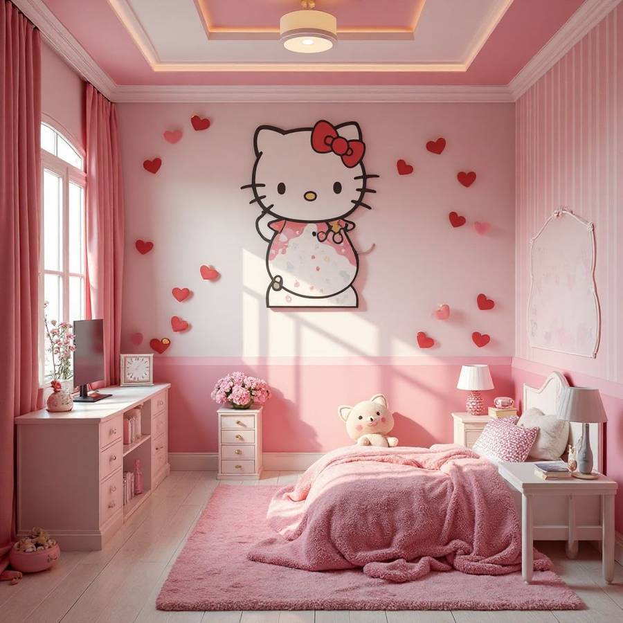 hello kitty room ideas inspiration 5