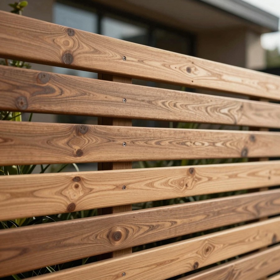 horizantal wood fence inspiration 4