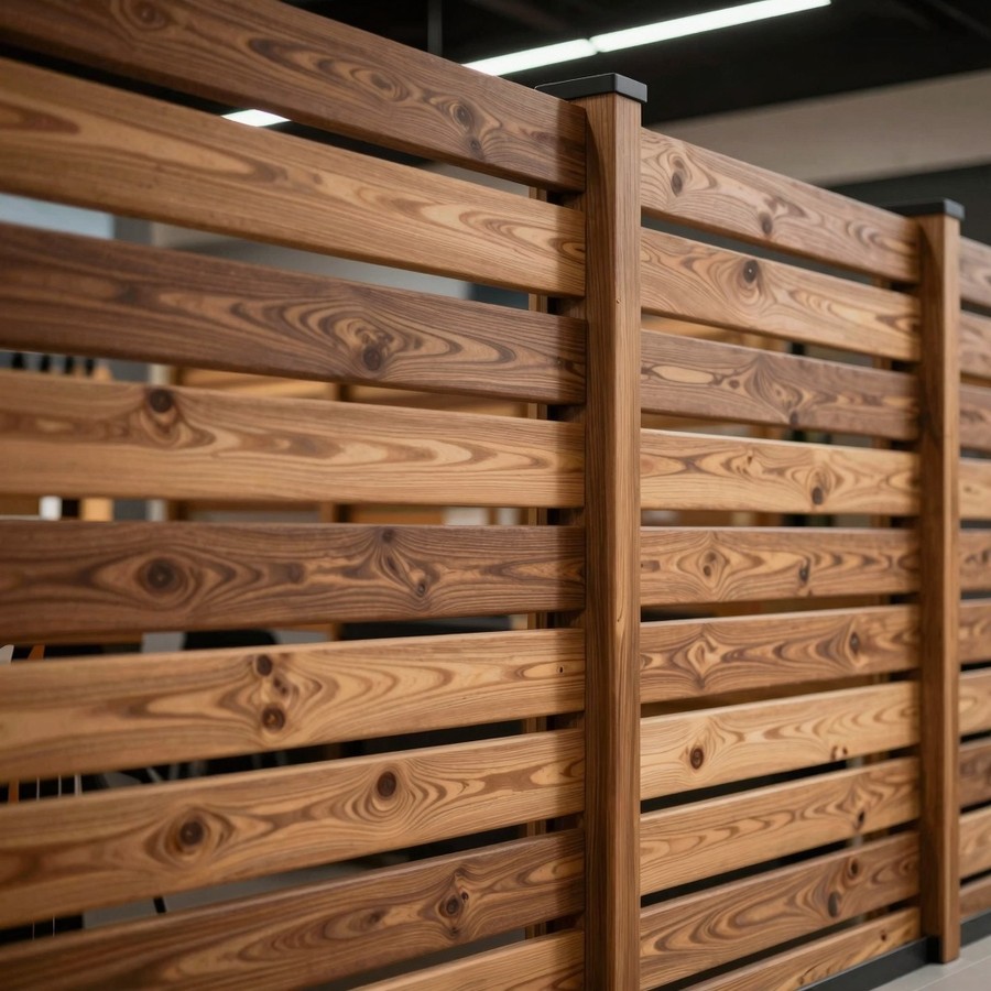 horizontal wood fences inspiration 1