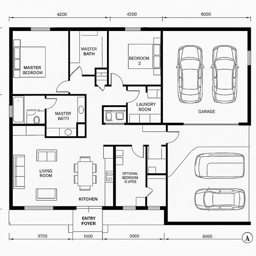 house floor plans 1 story inspiration 2