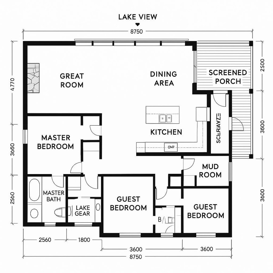 lake home floor plans inspiration 4
