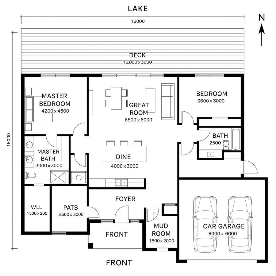 lakefront homes floor plans inspiration 3