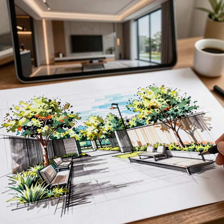 landscape design sketch inspiration 1