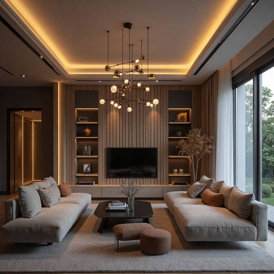 lighting ideas for lounge living room inspiration 5