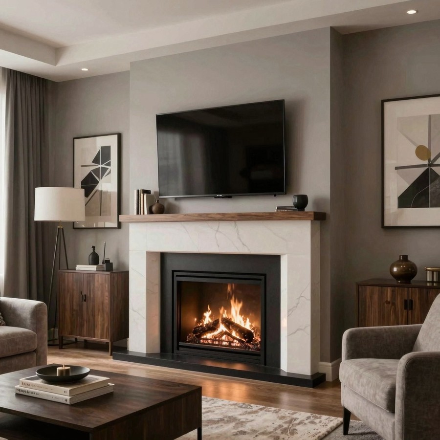 living room fireplace ideas inspiration 1