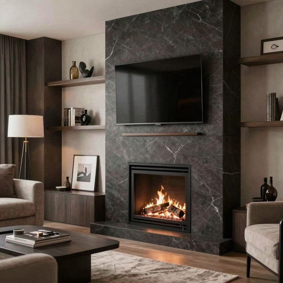 living room fireplace ideas inspiration 4