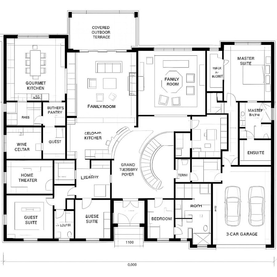 mansion floor plan inspiration 2