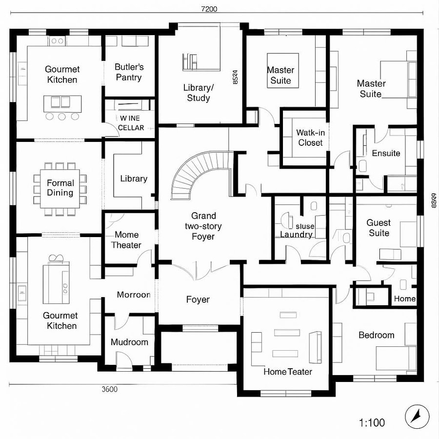 mansion floor plan inspiration 3