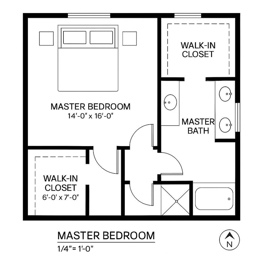 master bedroom floor plan inspiration 1