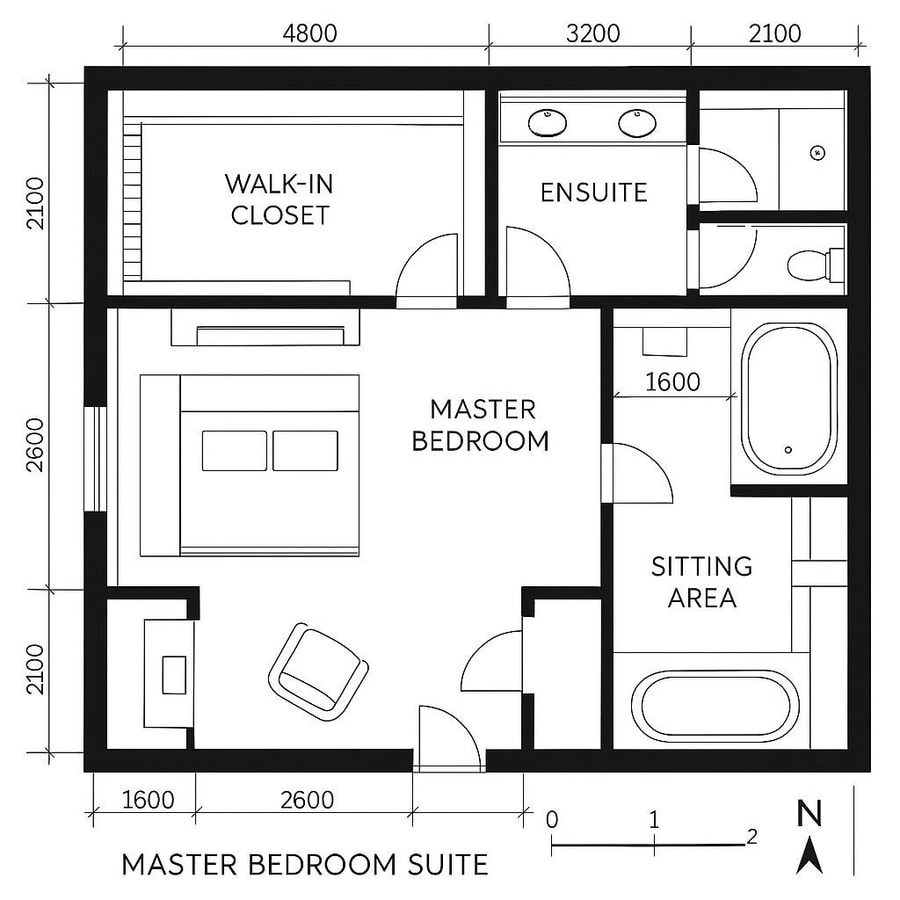 master bedroom floor plans inspiration 5