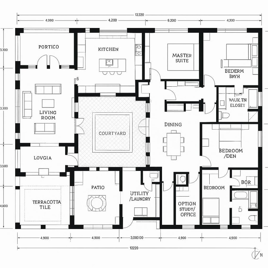 mediterranean house floor plans inspiration 1
