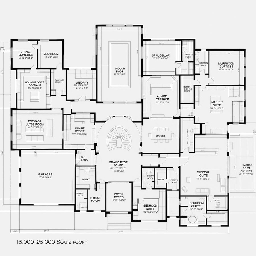 mega mansion floor plans inspiration 2