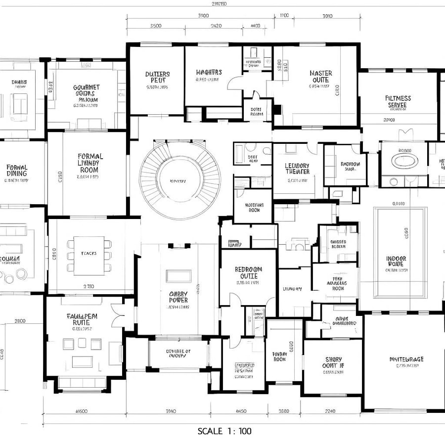 mega mansion floor plans inspiration 3