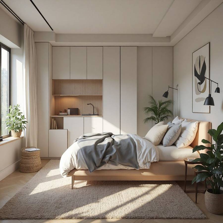 minimalist dorm room ideas inspiration 3