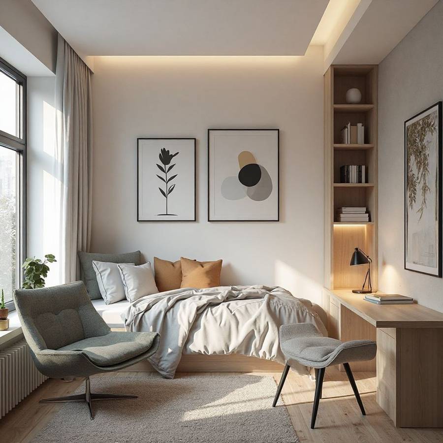 minimalist dorm room ideas inspiration 5
