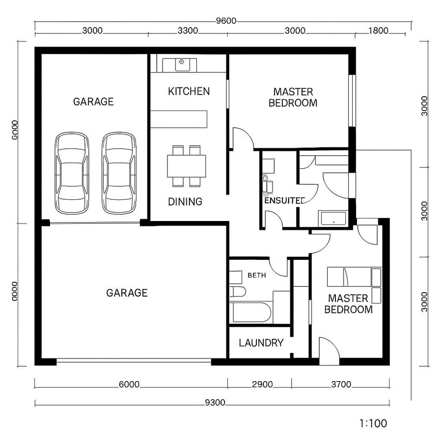 modern single floor house plans inspiration 3