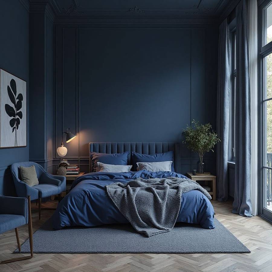 navy blue room ideas inspiration 5