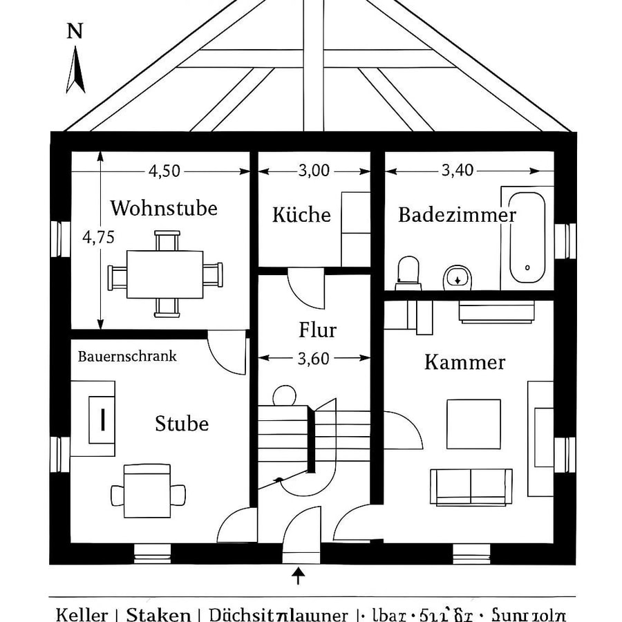 old german house floor plan inspiration 2