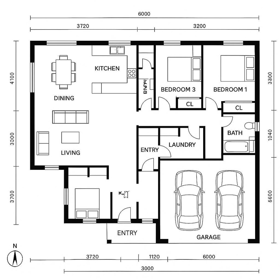 one floor house plans inspiration 2