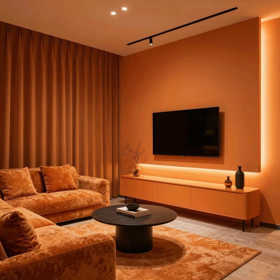 orange room ideas inspiration 1
