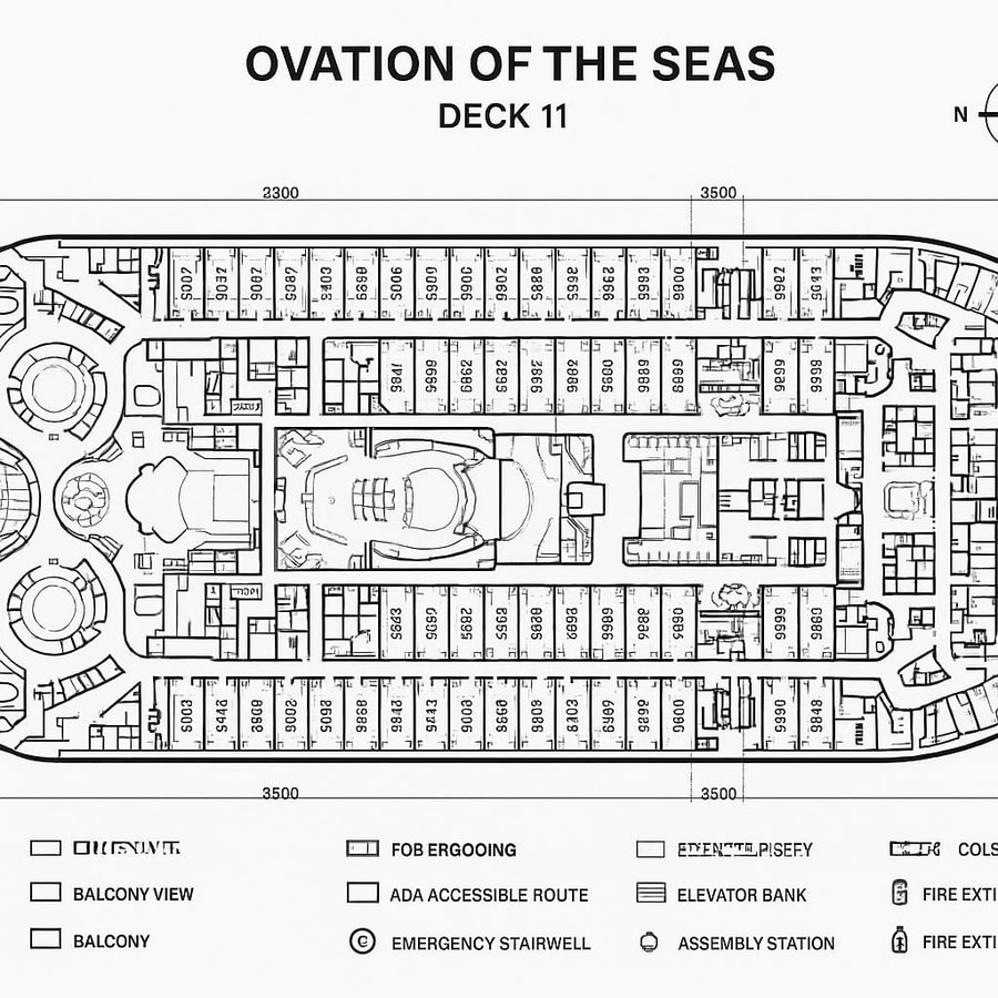 ovation of the seas floor plan inspiration 2