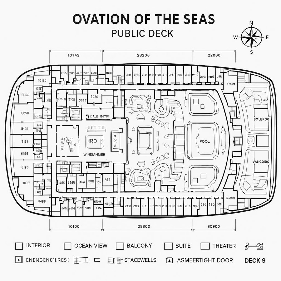 ovation of the seas floor plan inspiration 4